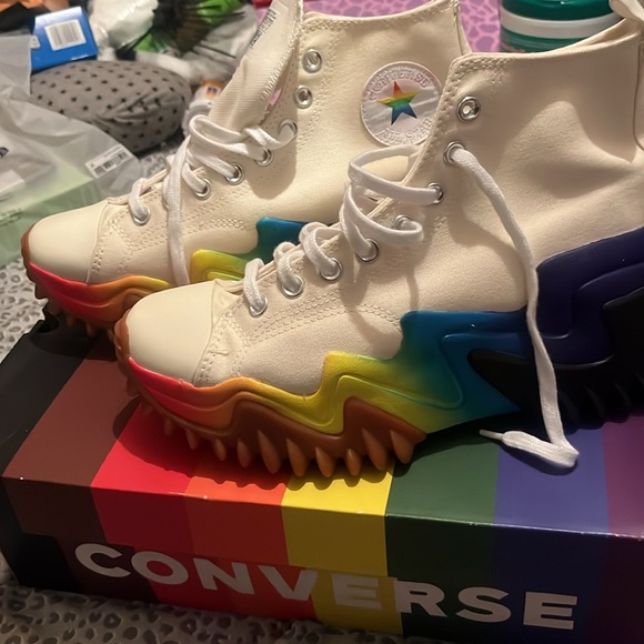 Converse Run Star Motion CX Platform Pride LGBT Rainbow

🌈 #pride #lgbtq - Picture 8 of 11